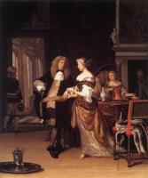 Neer, Eglon van der - Elegant Couple in an Interior